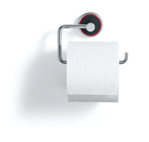 Mafalda Toilet Paper Bracket - Black